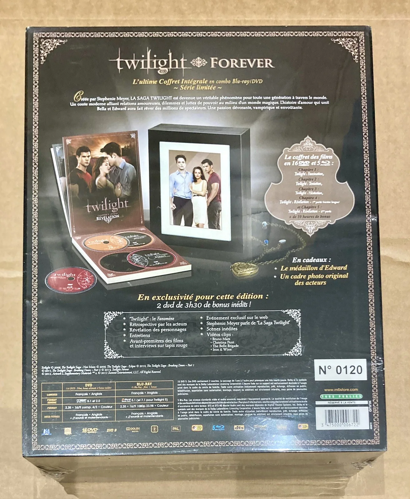RARE - Twilight Forever - Ultimate Box Set - French Edition With Edwards Locket, изображение 2