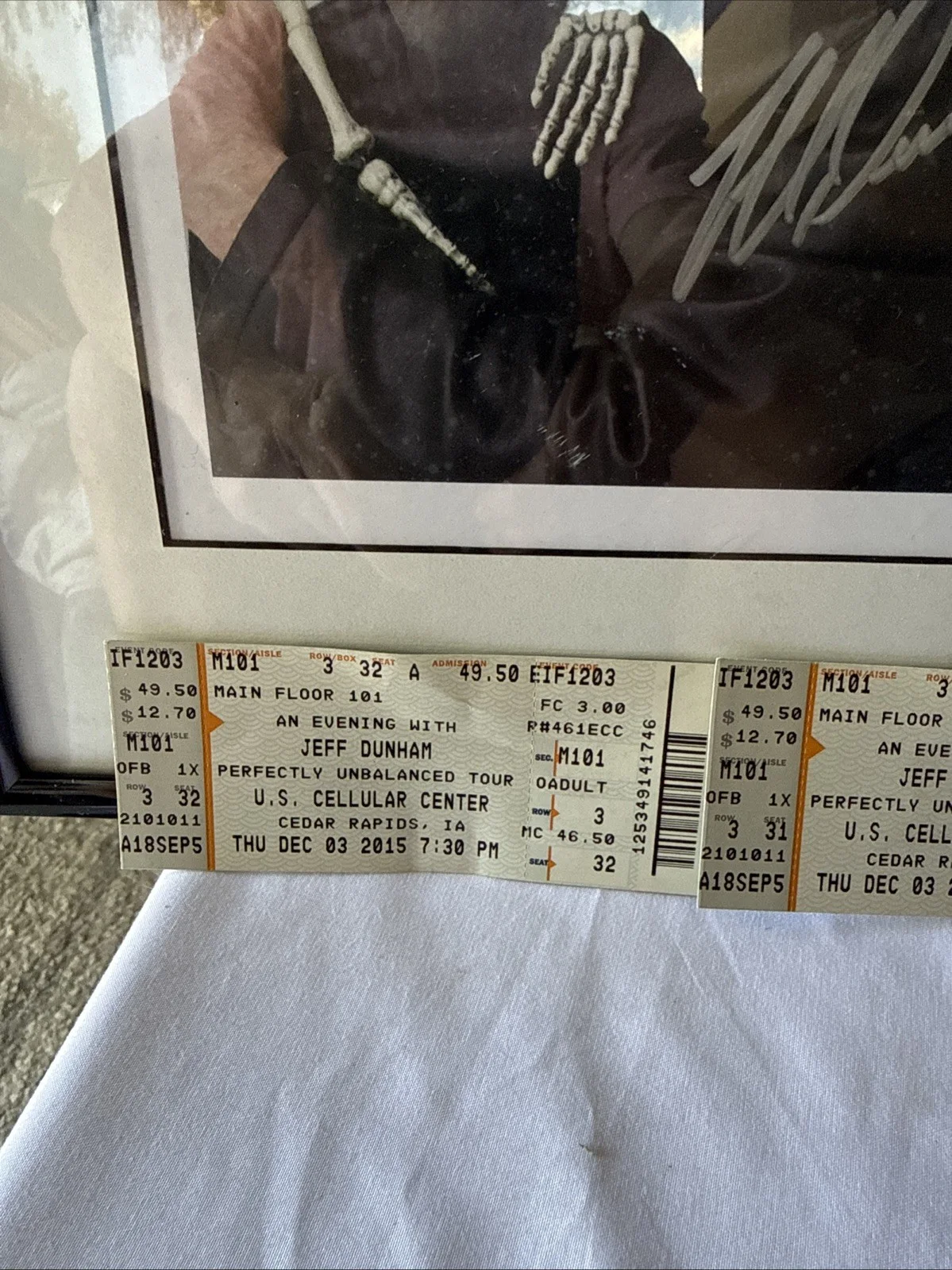 Jeff Dunham — Jeff Dunham Signed Photo With Achmed With Frame 10x9 See Pictures!, изображение 4