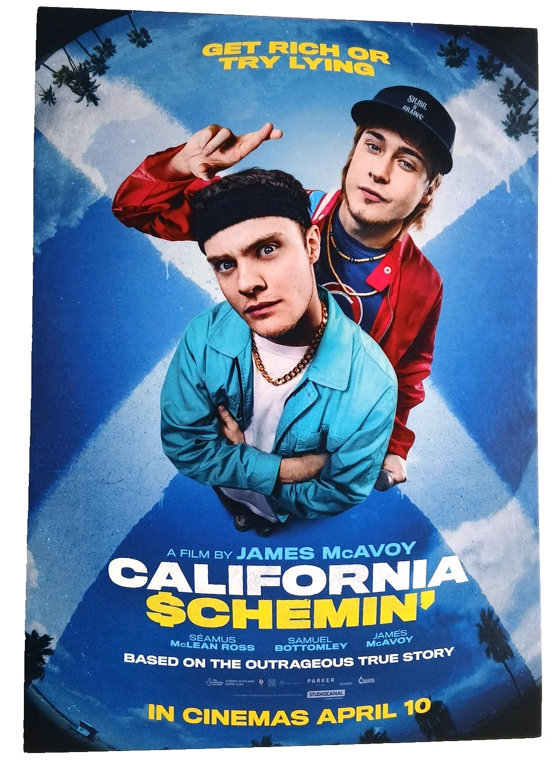 California Schemin' Film Promo Card Display Seamus Mclean Ross Samuel Bottomley, image 3