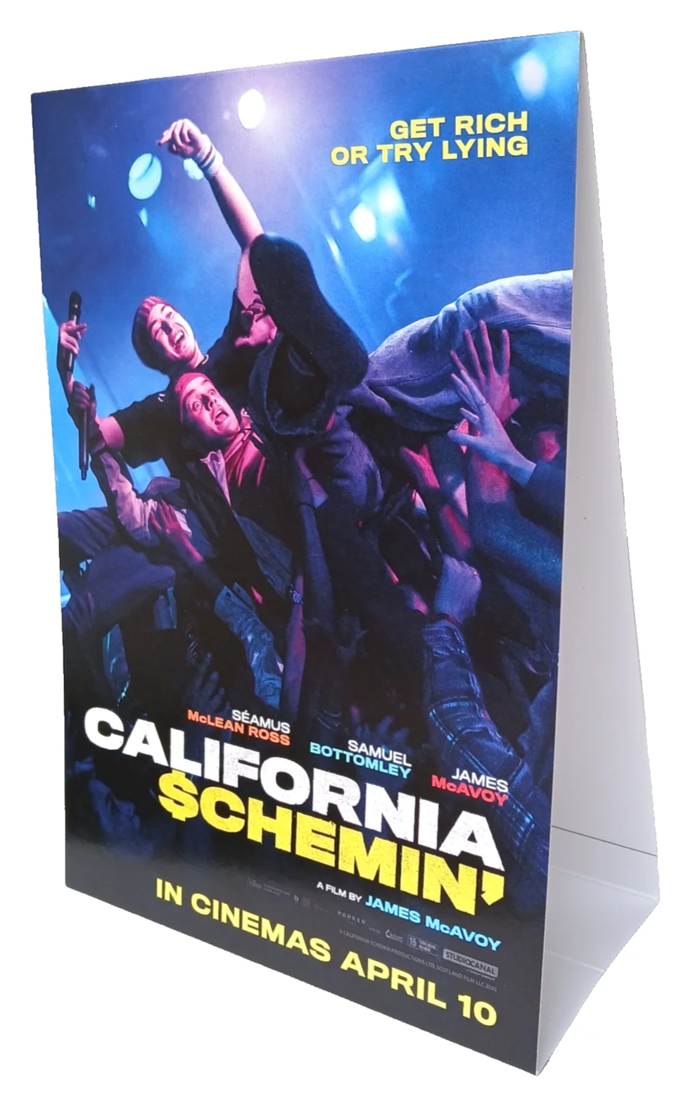 California Schemin' Film Promo Card Display Seamus Mclean Ross Samuel Bottomley, image 5