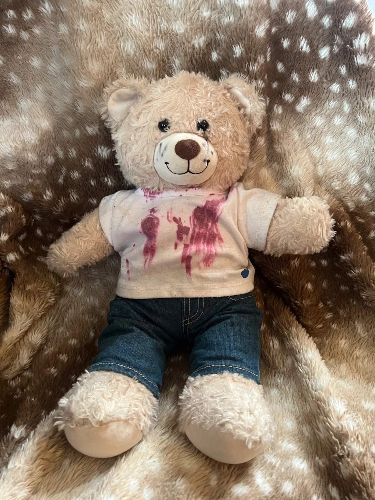 Skeet Ulrich, Matthew Lillard — Scream Billy Loomis Build-A-Bear Signed Skeet Ulrich Matthew Lillard Custom OOAK