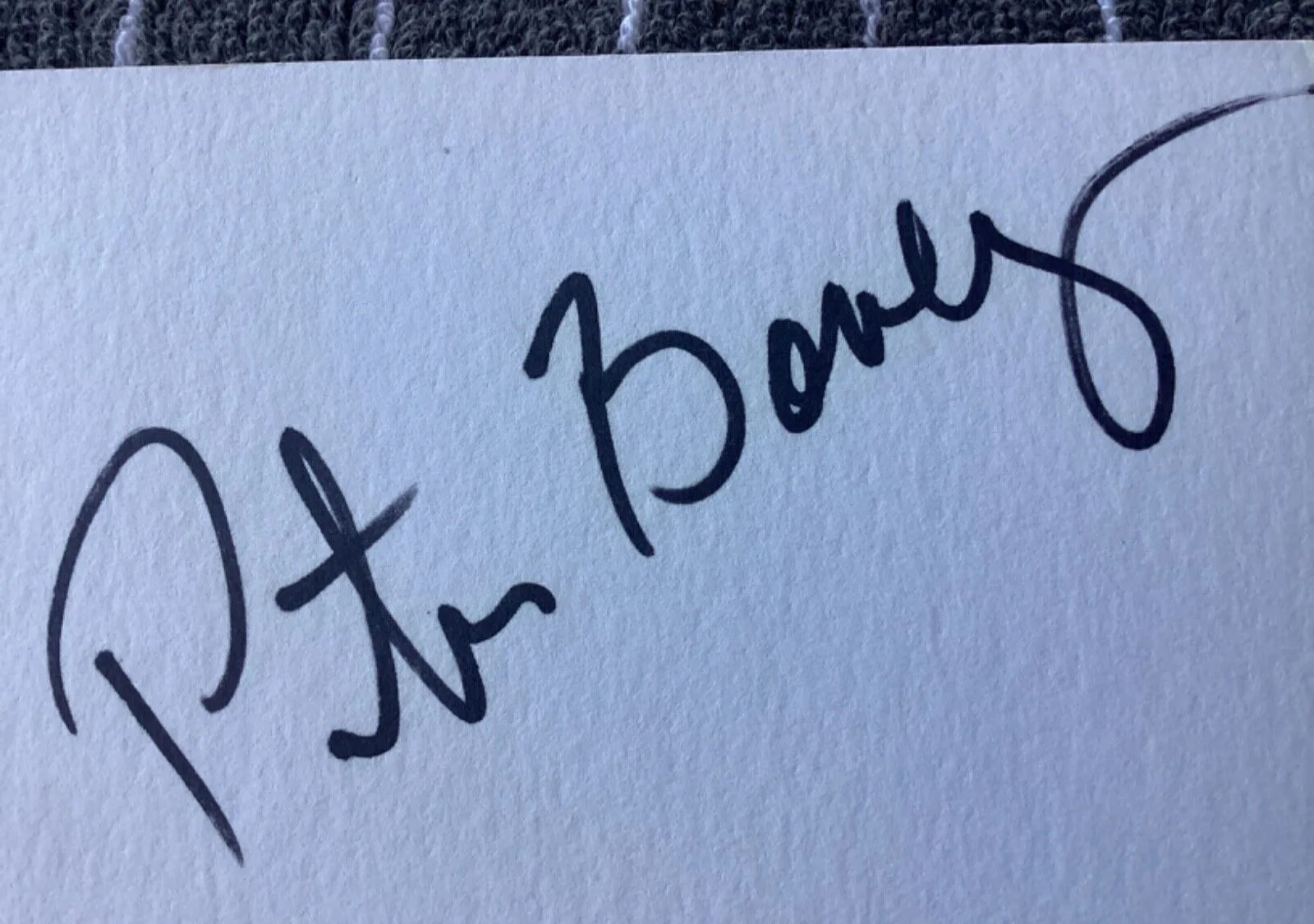 Peter Bonerz — Actor PETER BONERZ Personally Autographed Signed MOVIE THEATER Card FreeShip, изображение 2