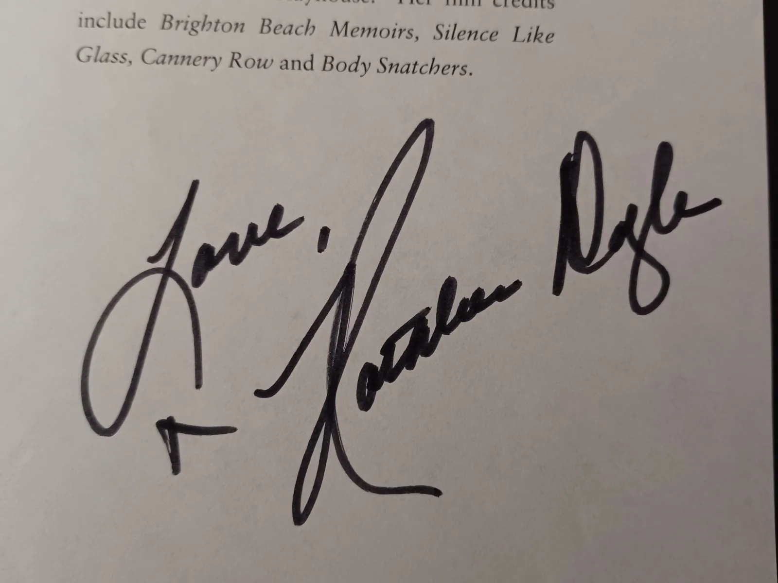 Kathleen Doyle (d. 2021) Signed Photo Sheet - Body Snatchers, L.A. Law, image 2