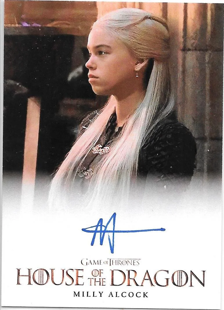Milly Alcock — House of the Dragon Milly Alcock Signed Custom Card3