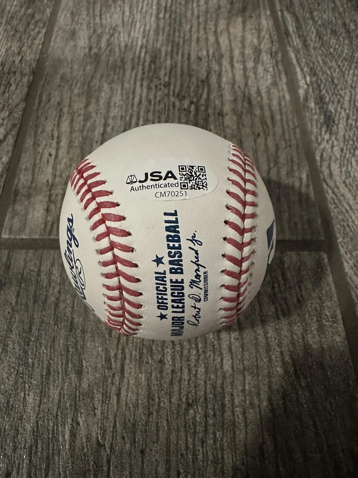 JOE BONAMASSA SIGNED OML BASEBALL AUTOGRAPHED JSA COA BLUES GUITARIST, image 3