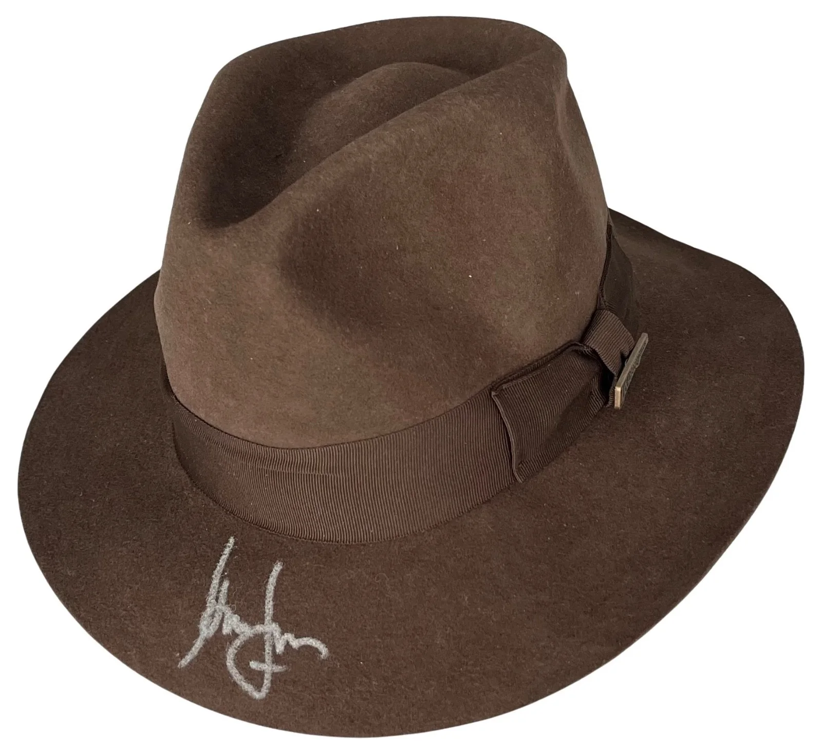 Harrison Ford Signed Indiana Jones Authentic Fedora Hat JSA LOA ZZ61252, image 2