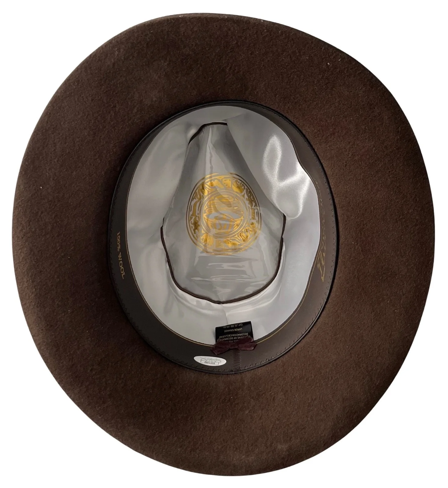 Harrison Ford Signed Indiana Jones Authentic Fedora Hat JSA LOA ZZ61252, image 3