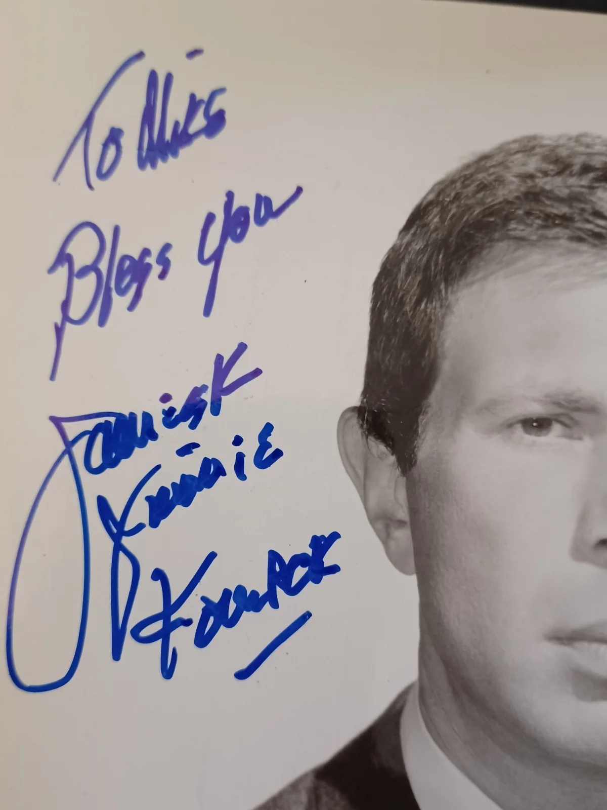 James Komack (d. 1997) Signed 7.5" x 9.25" Photo - Courtship of Eddie's Father, изображение 2