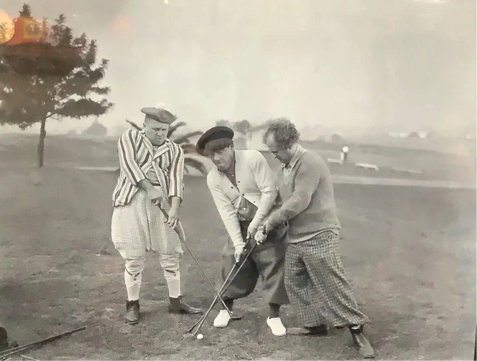 The Three Stooges "Golf With Your Friends" Shadowbox Commemorative, image 2