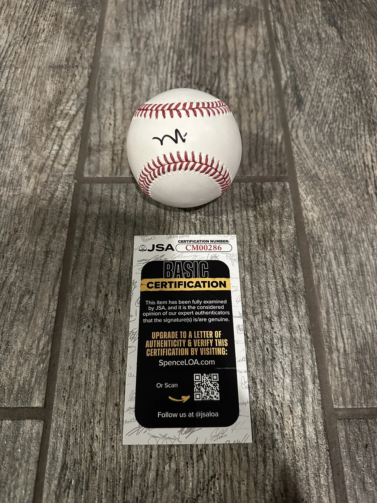 MORRIS CHESTNUT SIGNED OML BASEBALL AUTOGRAPHED JSA ACTOR BOYZ N THE HOOD, изображение 2
