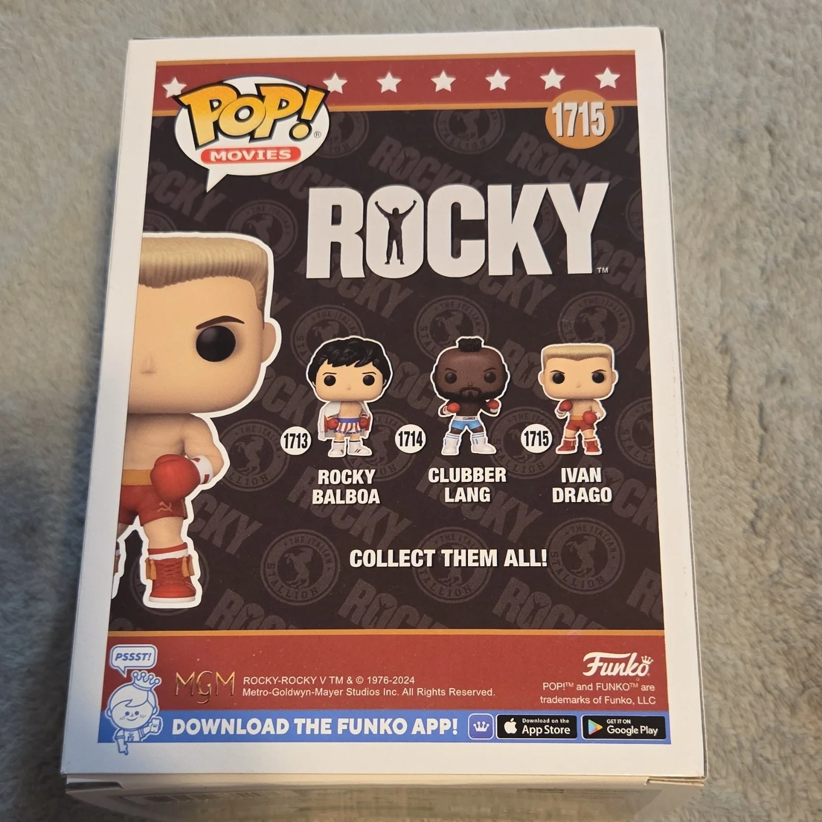 Funko Pop Ivan Drago Rocky Signed Autograph Original Movies Vinyl Figure, image 3