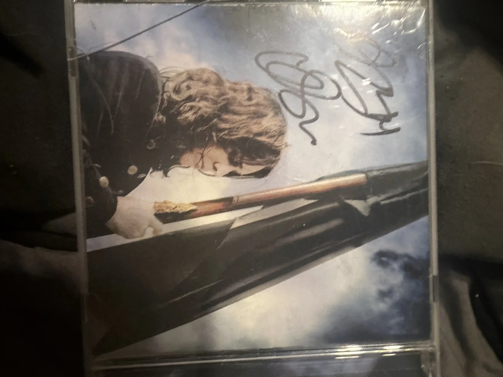 Ozzy Osbourne/CdRob zombie Pickguard & Ted nugent photo all autographed, image 4