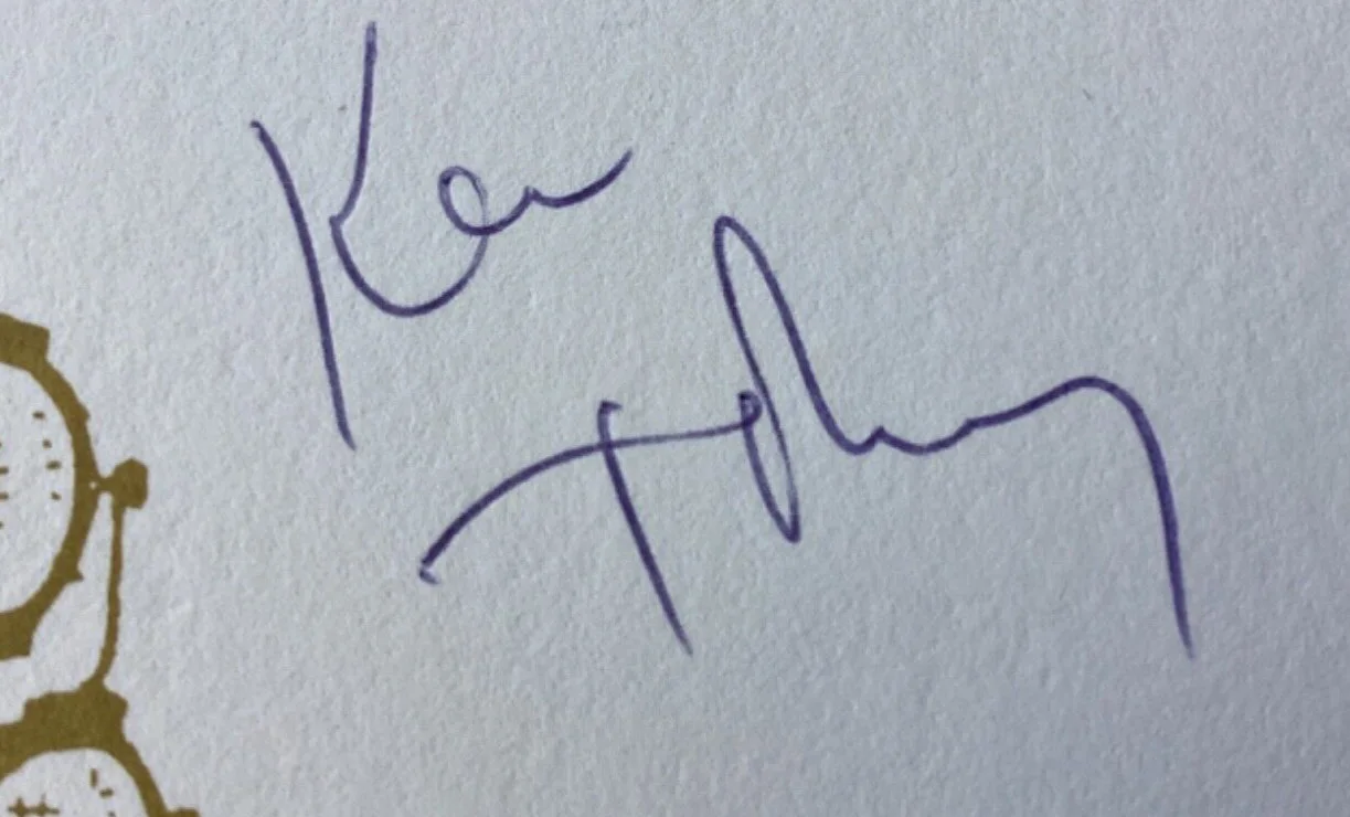 Ken Tobey — Actor KEN TOBEY Personally Autographed Signed MOVIE THEATER Card FreeShip, изображение 2