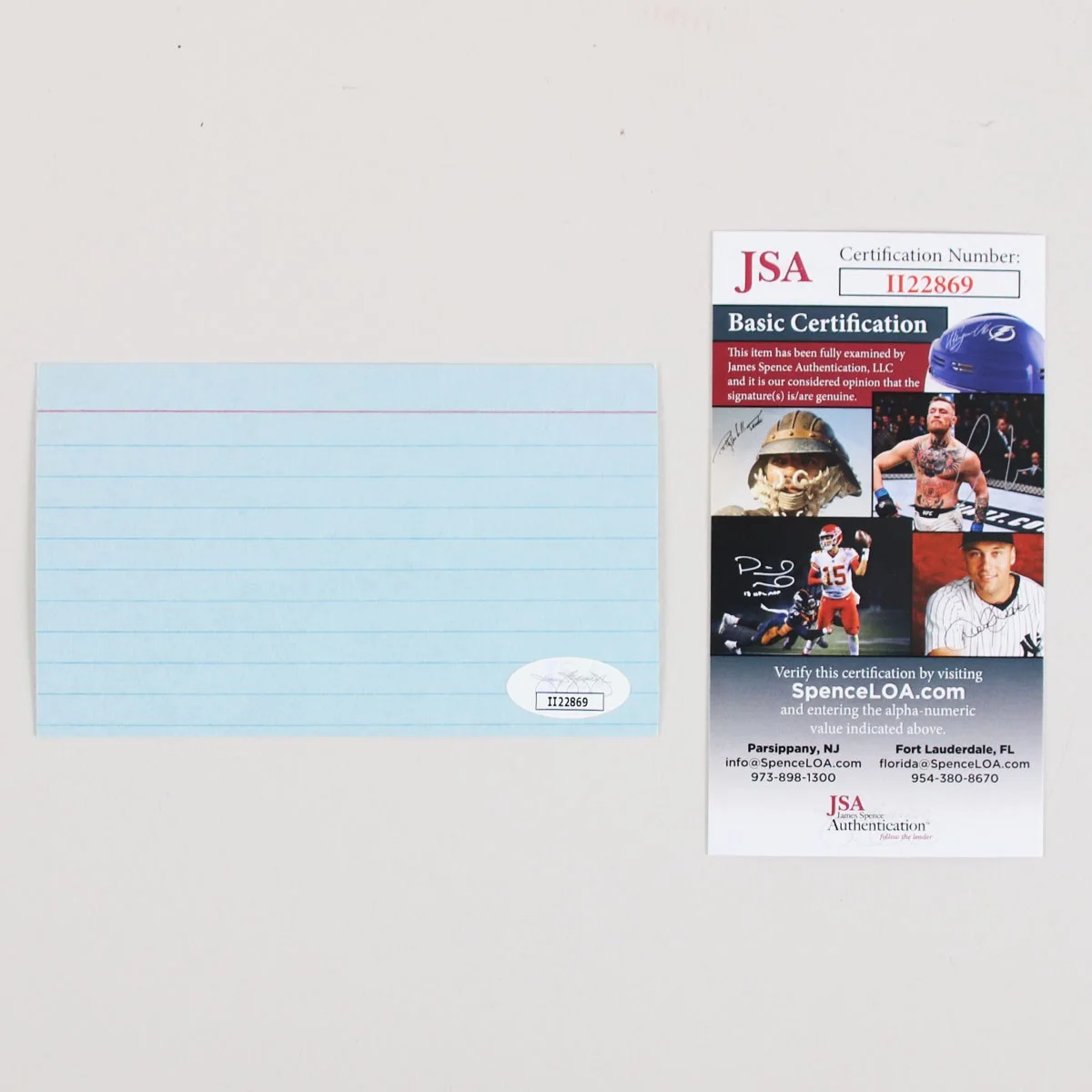 Adam West Signed Cut Index Card Batman COA JSA, image 2