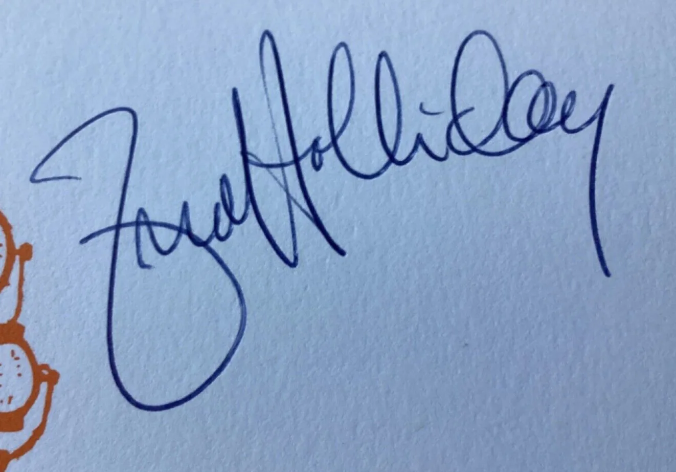 Fred Holliday — Western Actor FRED HOLLIDAY Personally Autographed Signed MOVIE Card GUNSMOKE, изображение 2
