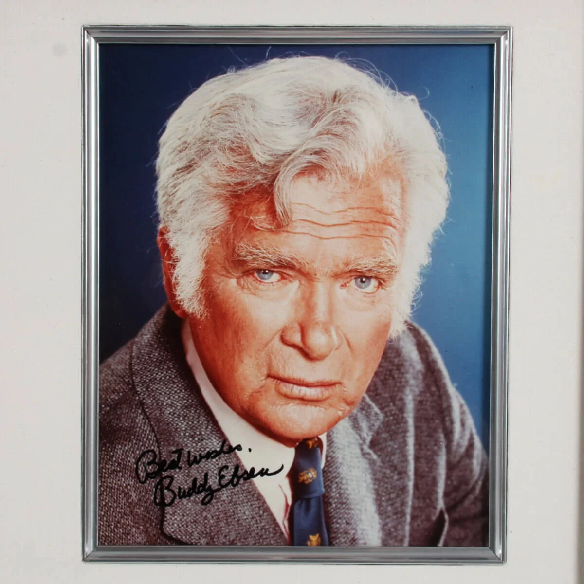 Buddy Ebsen Signed Photo Display w/ Contract - COA JSA, image 5