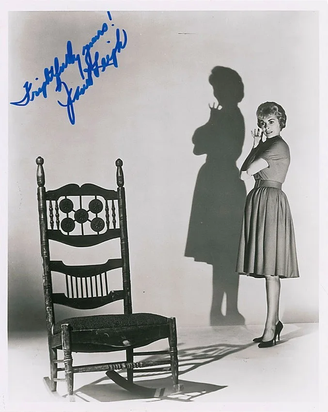 Janet Leigh — Janet Leigh Psycho Signed Photo Autograph w/COA - Alfred Hitchcock, Scream Queen