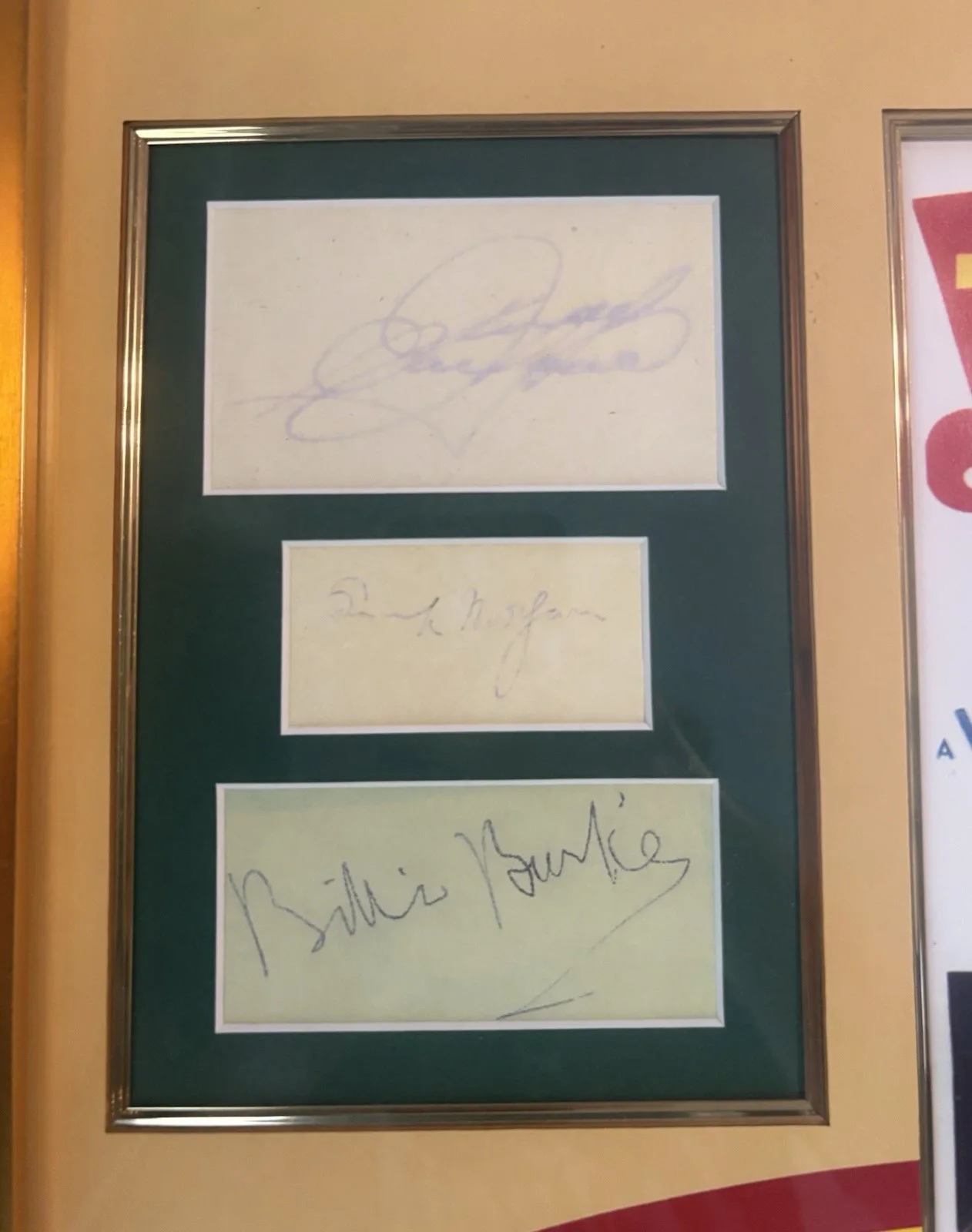 Wizard of Oz Principal Cast Signed Display Judy Garland Morgan Bolger Lahr Haley, изображение 2