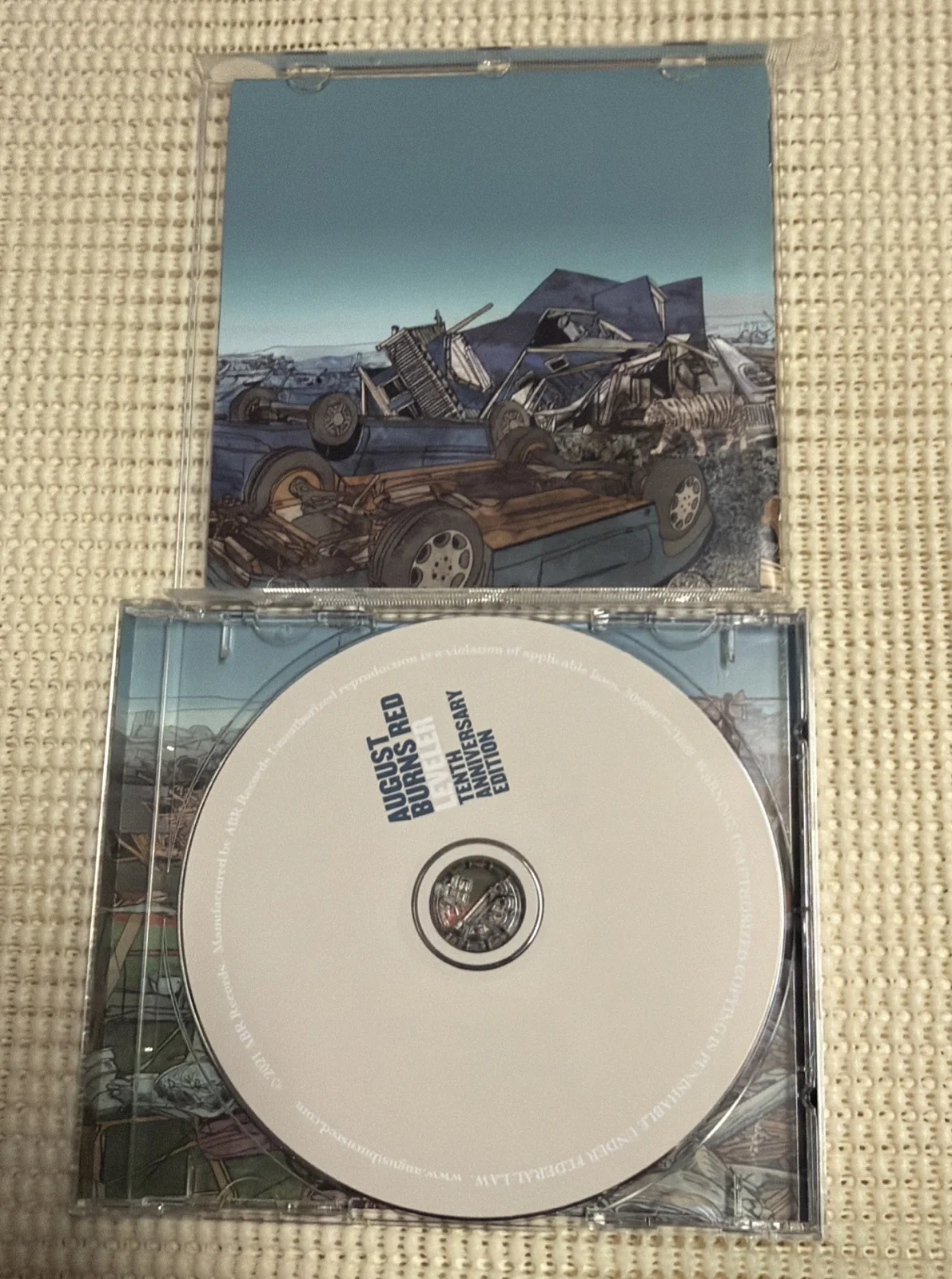 August Burns Red Leveler 10 Year Full Band Signed Autographed CD Mint Rare 2021, изображение 3