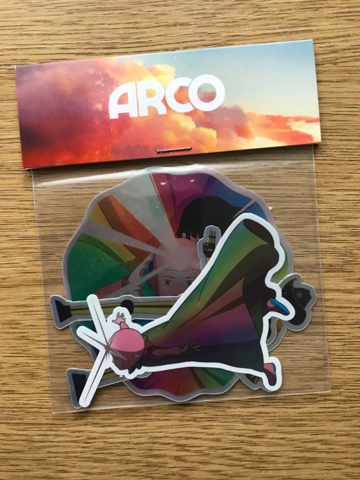 NEW ARCO - Rare sticker pack & postcard/flyer (2026 movie promos) - Will Ferrell, image 2