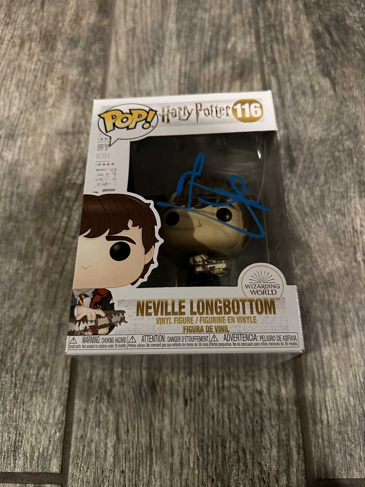 MATTHEW LEWIS SIGNED NEVILLE LONGBOTTOM HARRY POTTER FUNKO POP JSA COA AUTO 116, image 2