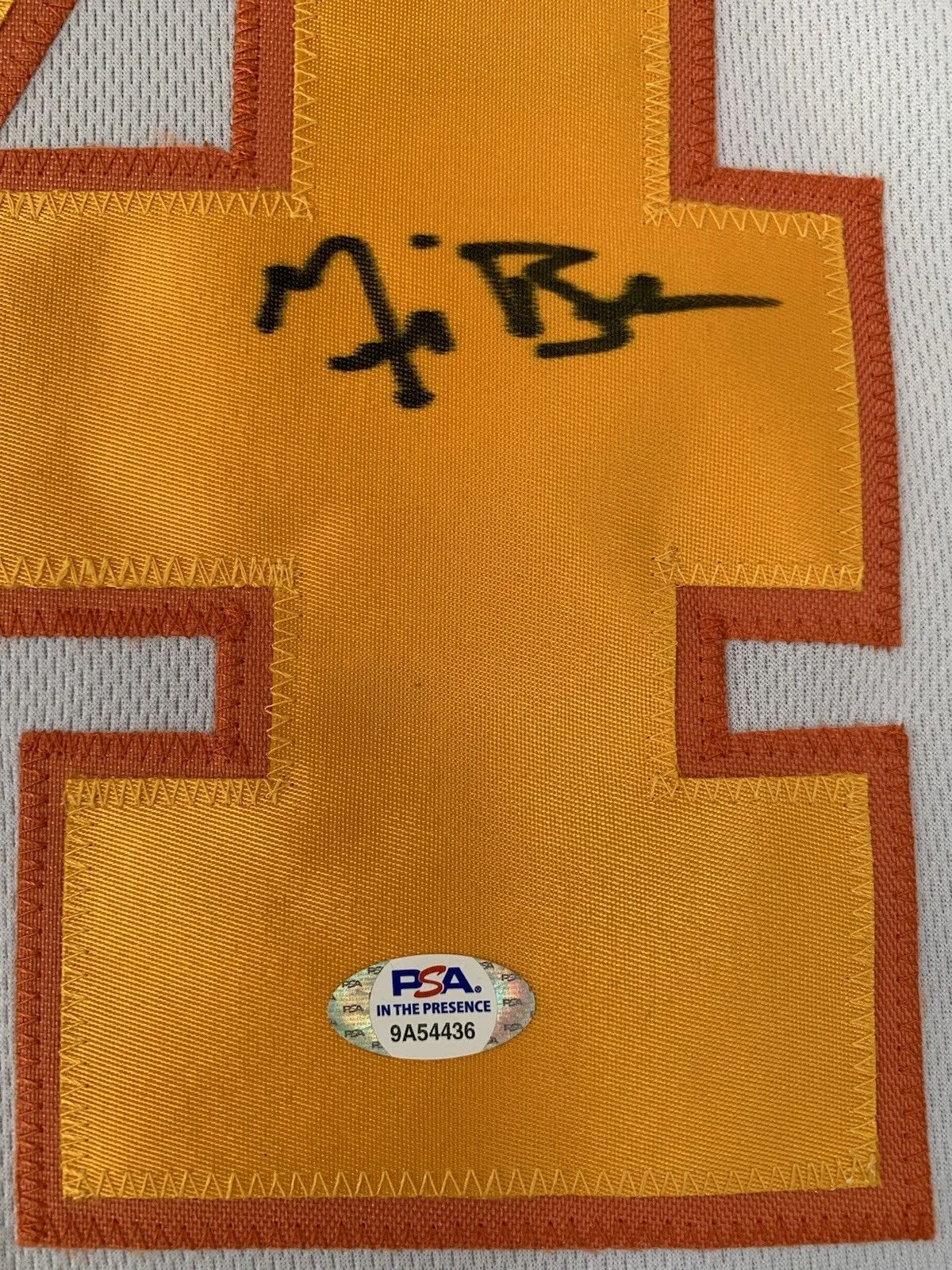 Michael Biehn — Michael Biehn Signed Autographed Kyle Reese Jersey The Terminator with PSA COA, image 5