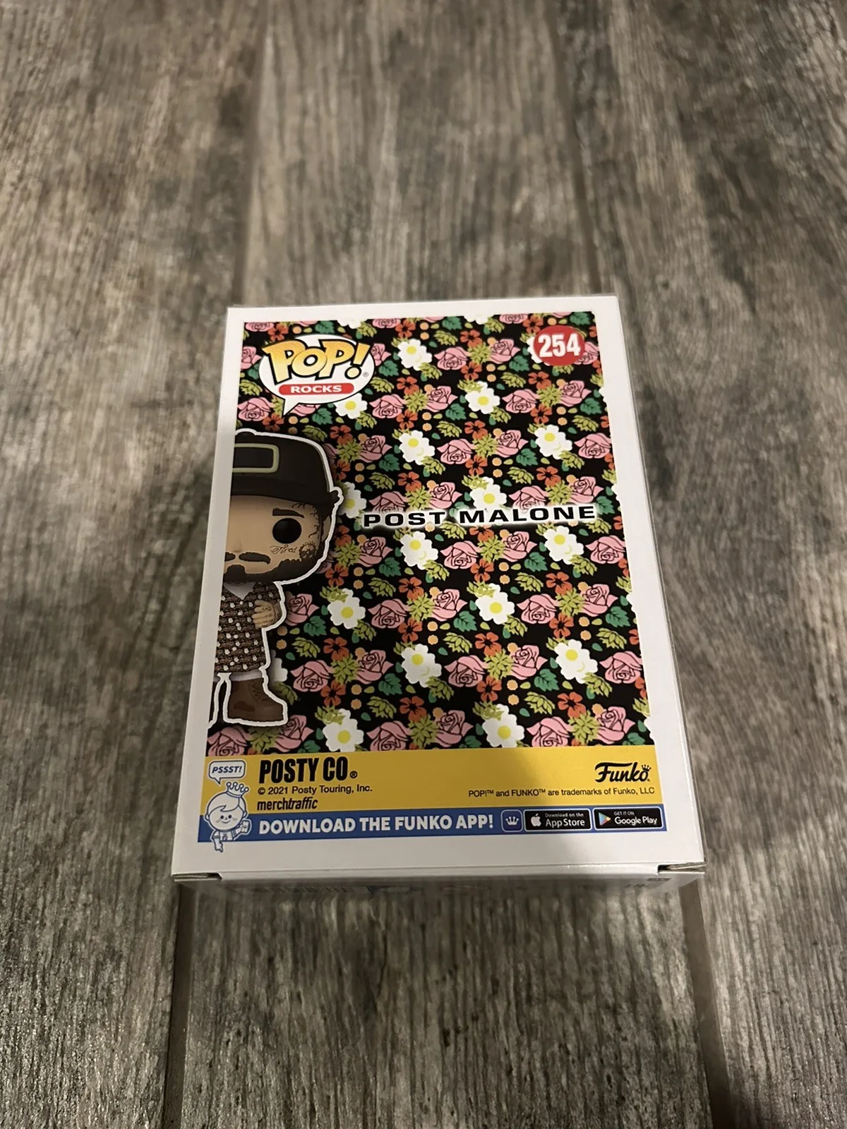 POST MALONE SIGNED AUTOGRAPHED SUNFLOWER FUNKO POP AUTOGRAPHED JSA COA RARE!, image 5