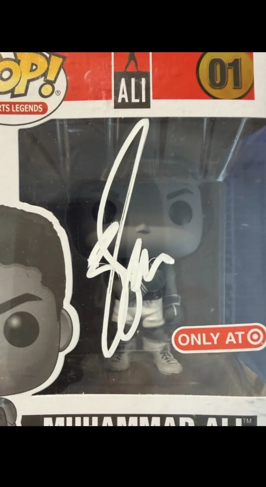 WILL SMITH — Will Smith Signed Autographed FUNKO POP #01 Muhammad “ALI” boxing Heritage COA, image 2