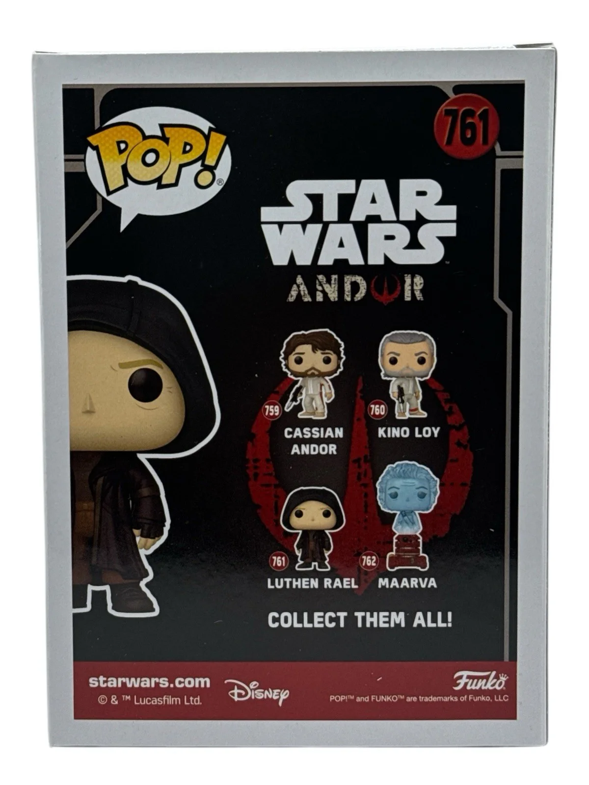 Stellan Skarsgard — Stellan Skarsgard Autograph Signed Star Wars Andor Luthen Rael Funko Pop PSA COA, изображение 2