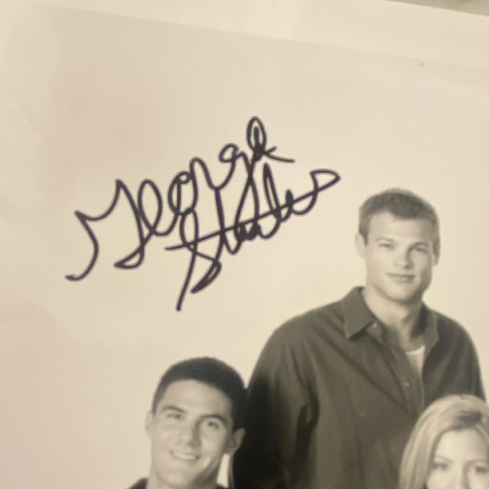 George Stults — 7th Heaven Original Cast Photo Signed by George Stults and Mackenzie Rosman, image 3