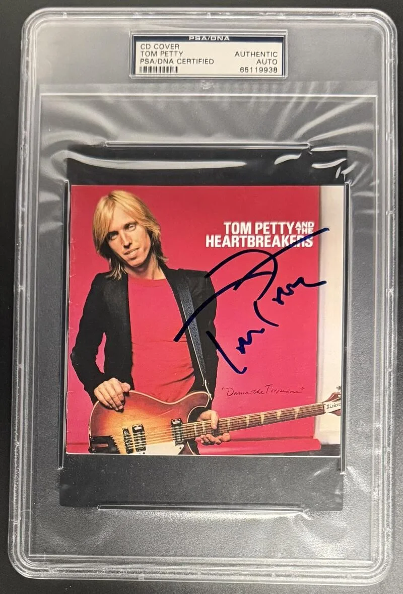 Tom Petty — Tom Petty Signed Autograph PSA/DNA Damn The Torpedoes CD Cover Slabbed Rare COA