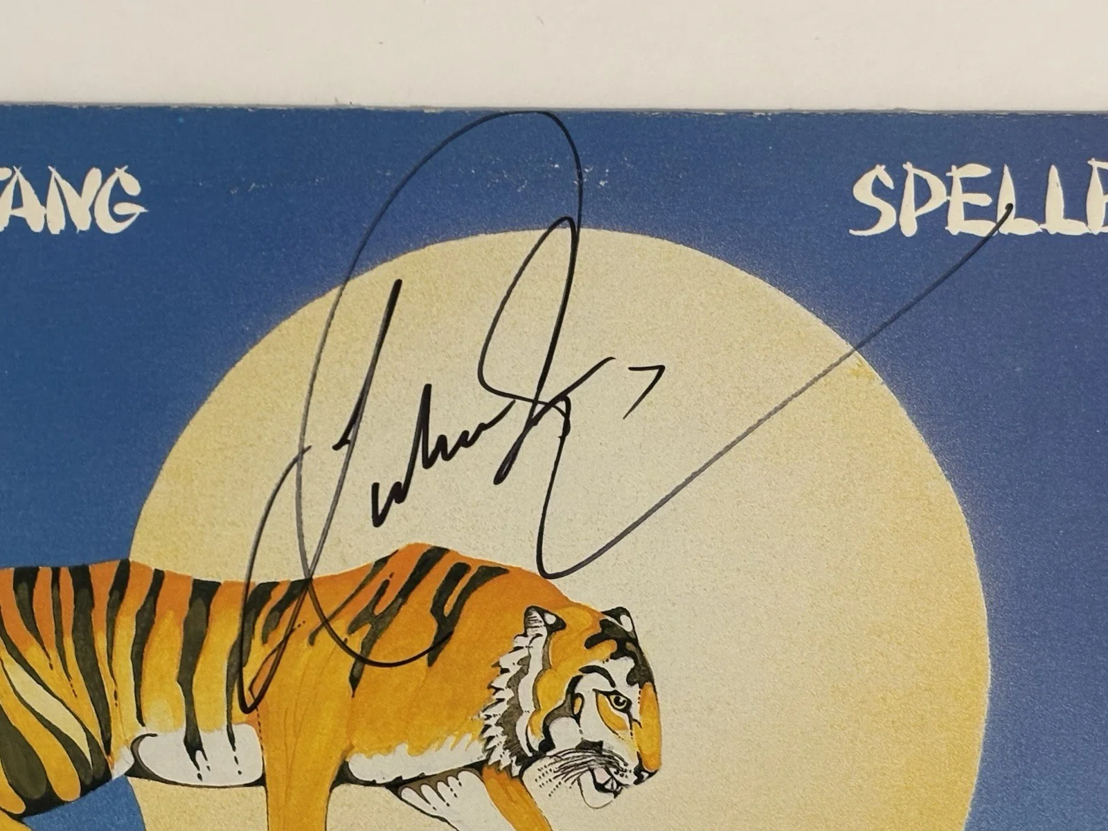 Tygers of Pan Tang Spell Bound LP Vinyl John Sykes Signed Autographed JSA COA, изображение 2