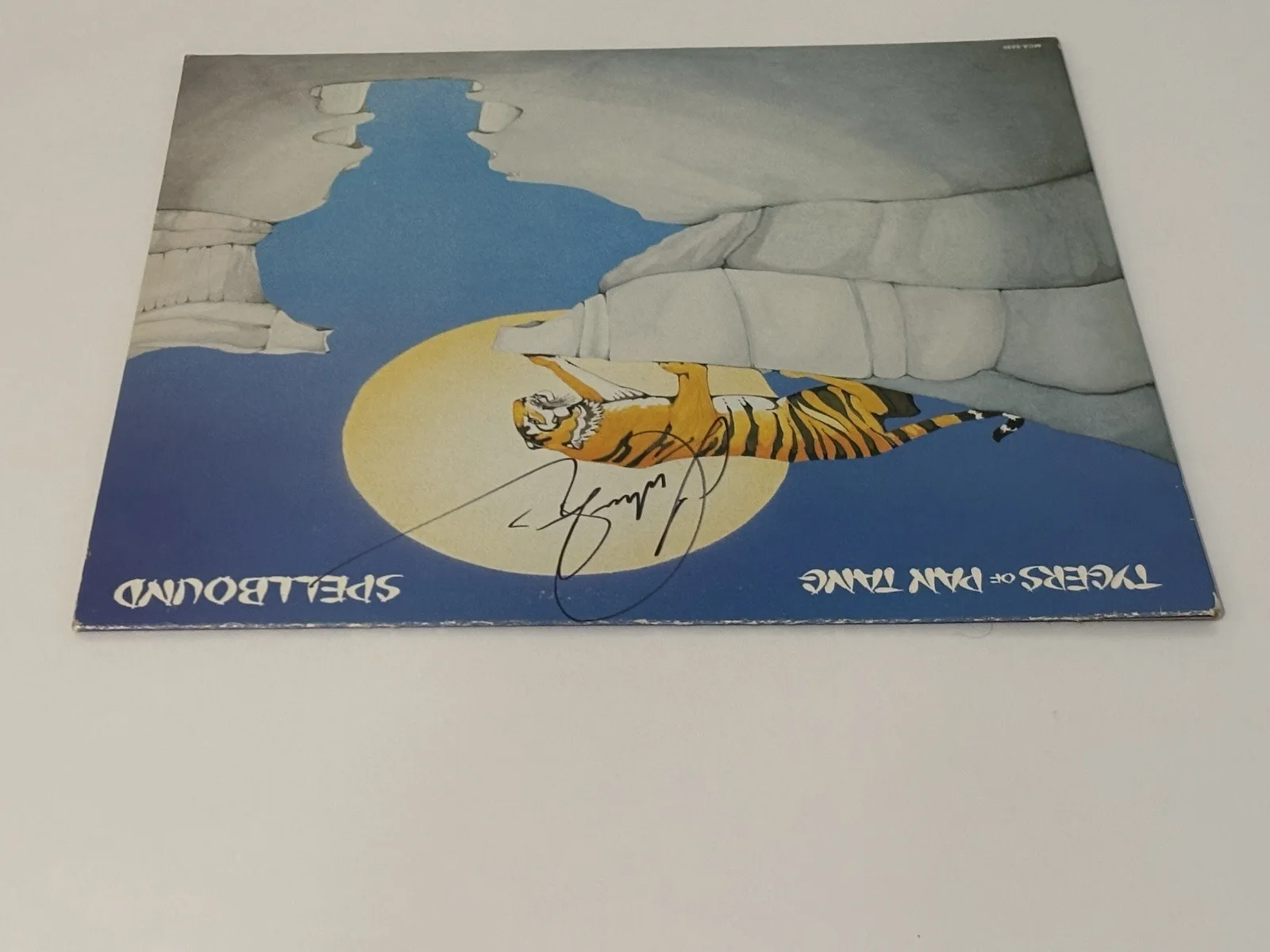 Tygers of Pan Tang Spell Bound LP Vinyl John Sykes Signed Autographed JSA COA, изображение 5