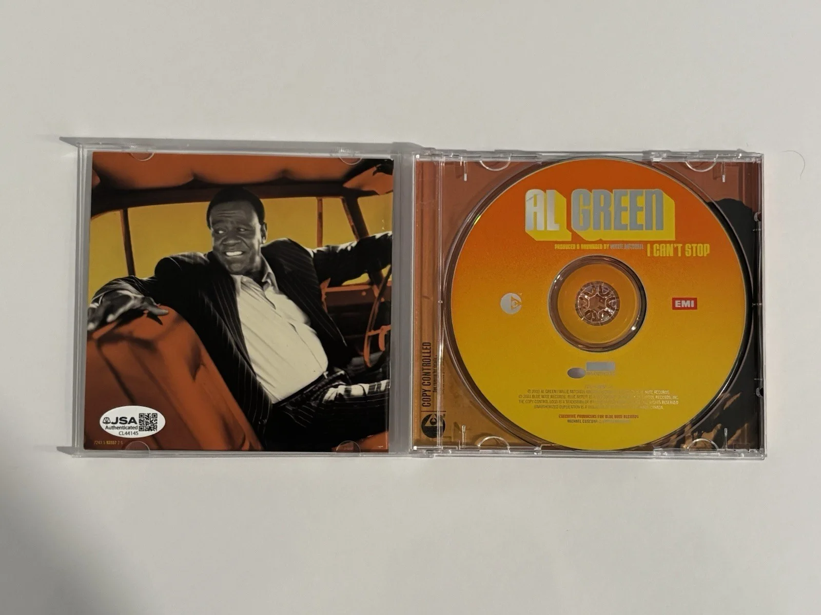 Al Green I Can't Stop CD Signed Autographed JSA COA, image 4