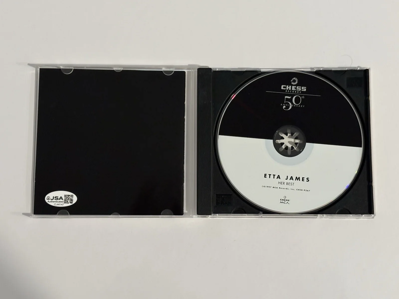Etta James Her Best CD Signed Autographed JSA COA, image 4