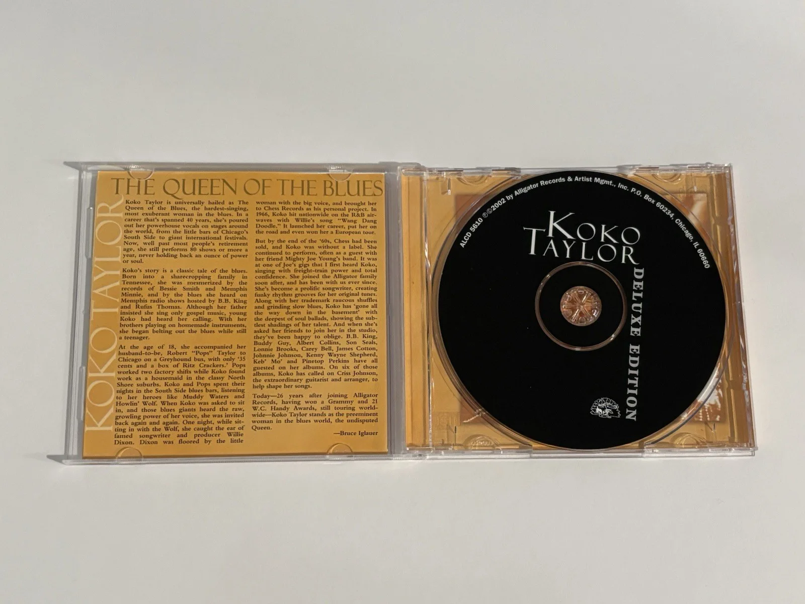 Koko Taylor Deluxe Edition CD Signed Autographed JSA COA, image 4