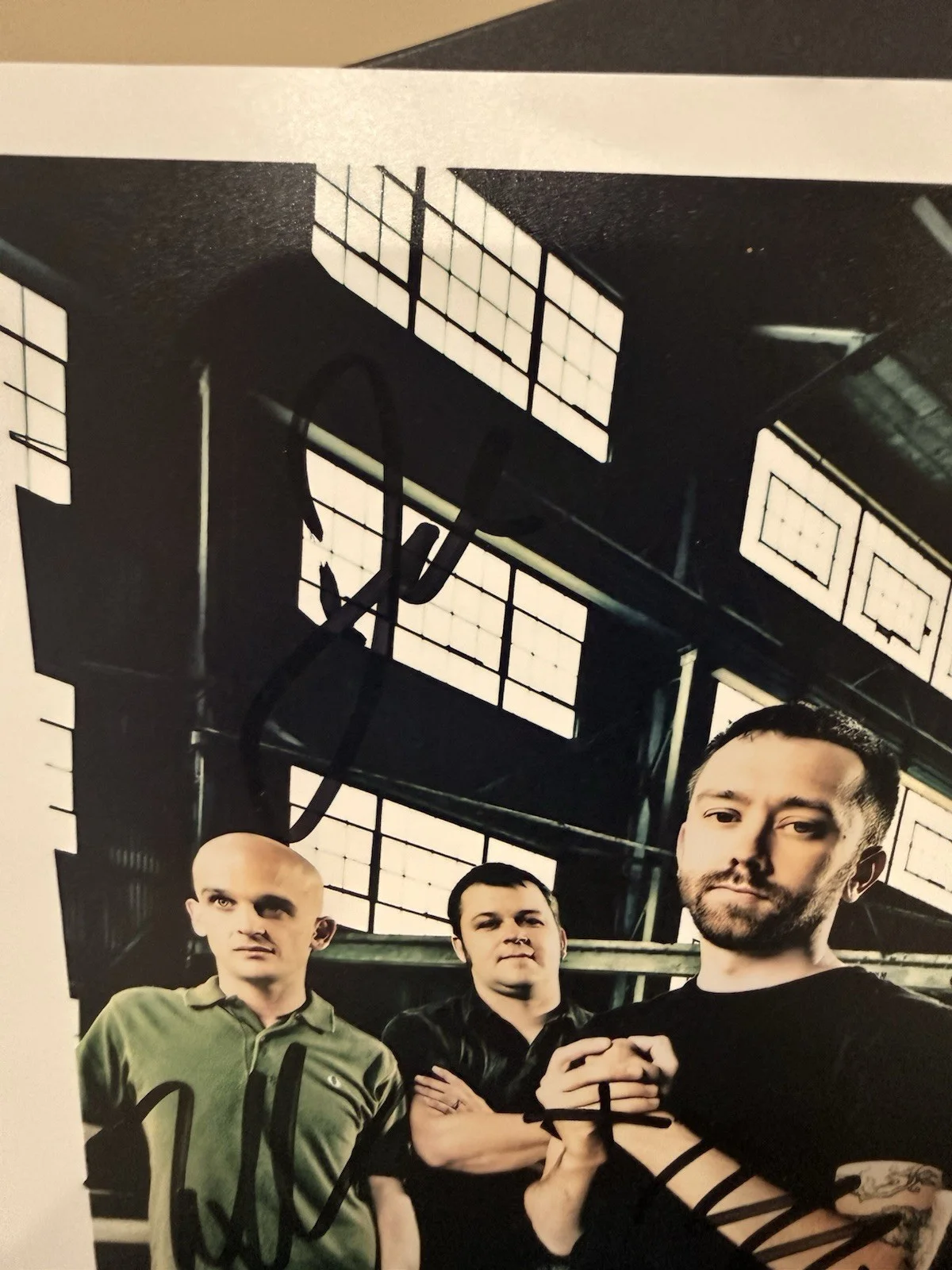 Rise Against Autographed Photo w/ COA LOA, image 3