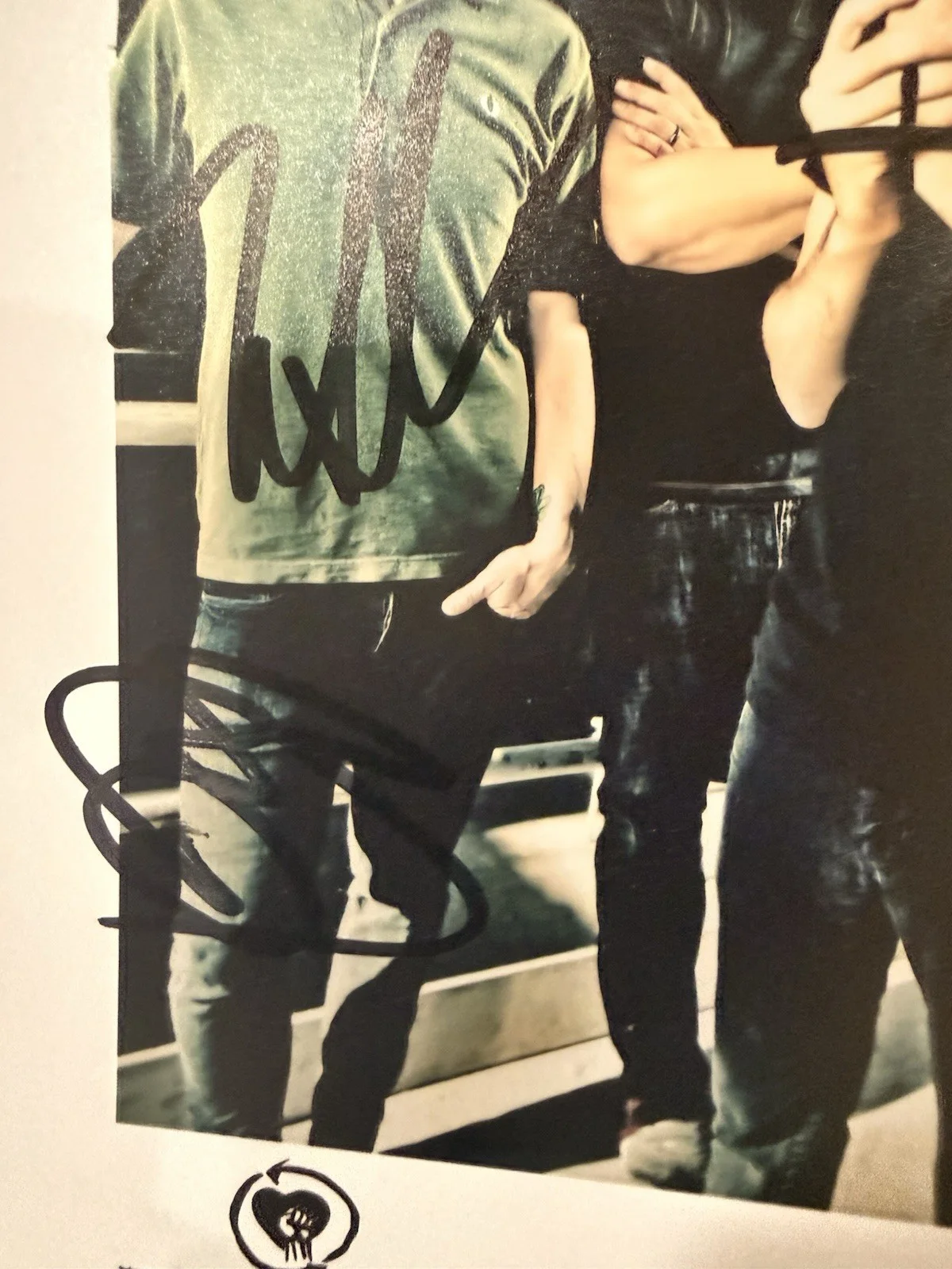 Rise Against Autographed Photo w/ COA LOA, image 5