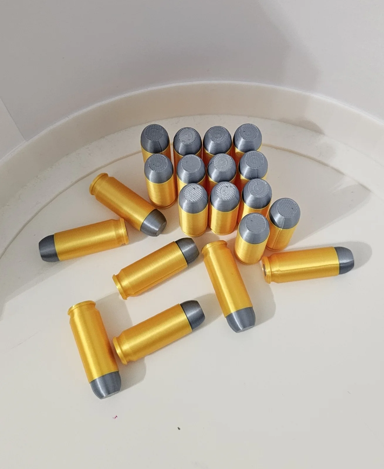 20 x 3D Printed Replica lifesize .50 AE Bullets For Cosplay & Movie Props, image 2