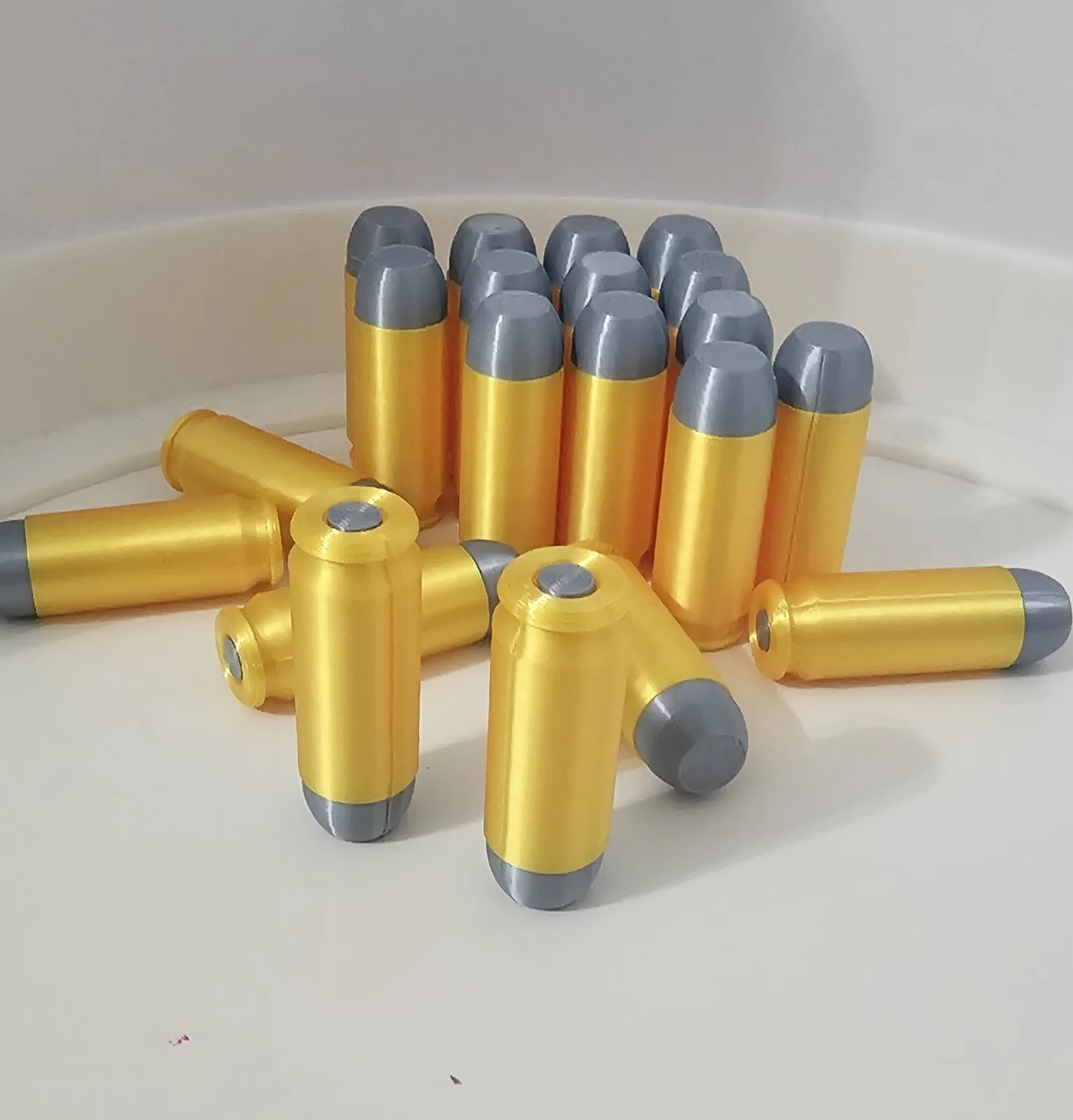 20 x 3D Printed Replica lifesize .50 AE Bullets For Cosplay & Movie Props, image 3