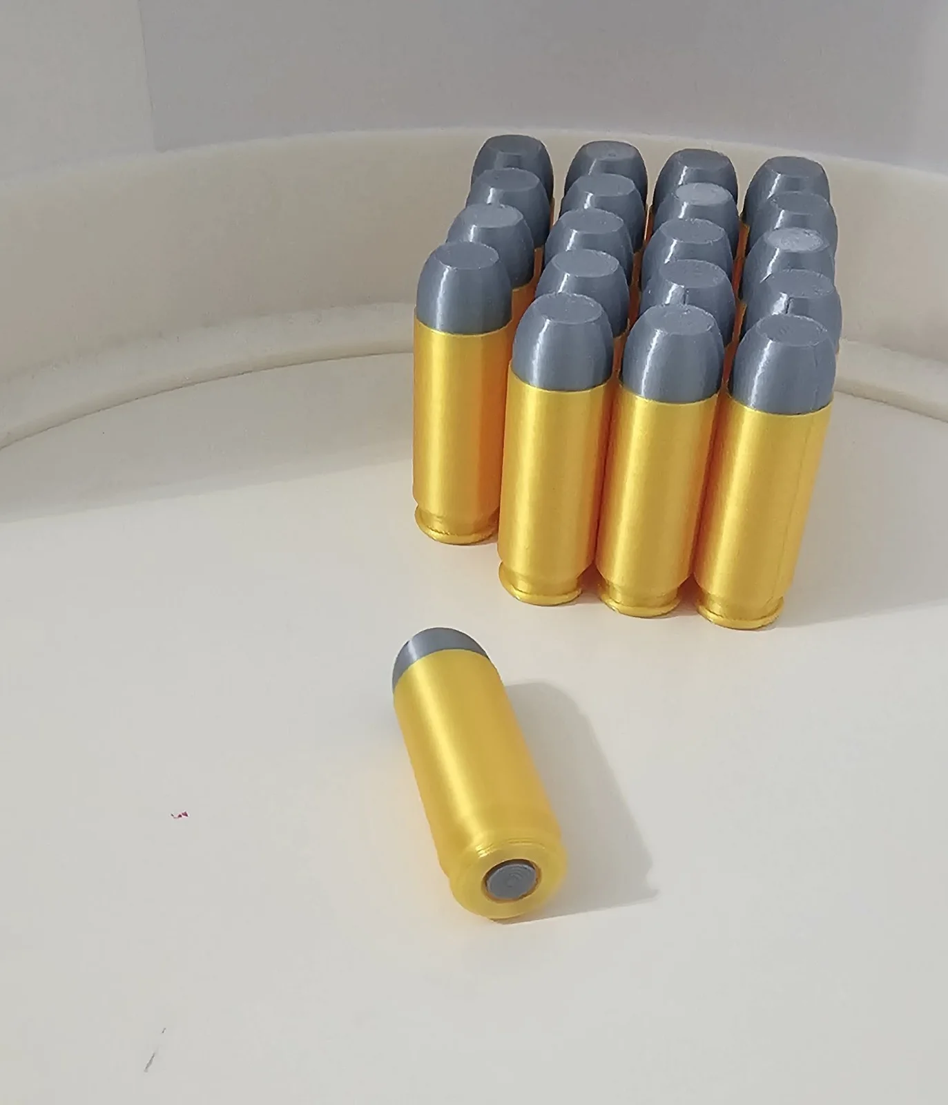 20 x 3D Printed Replica lifesize .50 AE Bullets For Cosplay & Movie Props, image 4