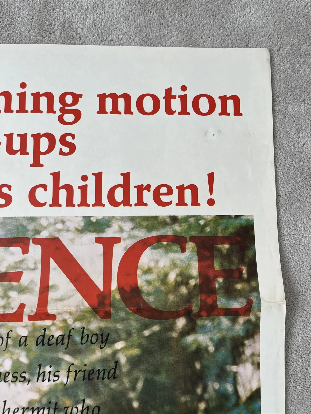 Silence (1974) Original US One Sheet Movie Poster, image 4