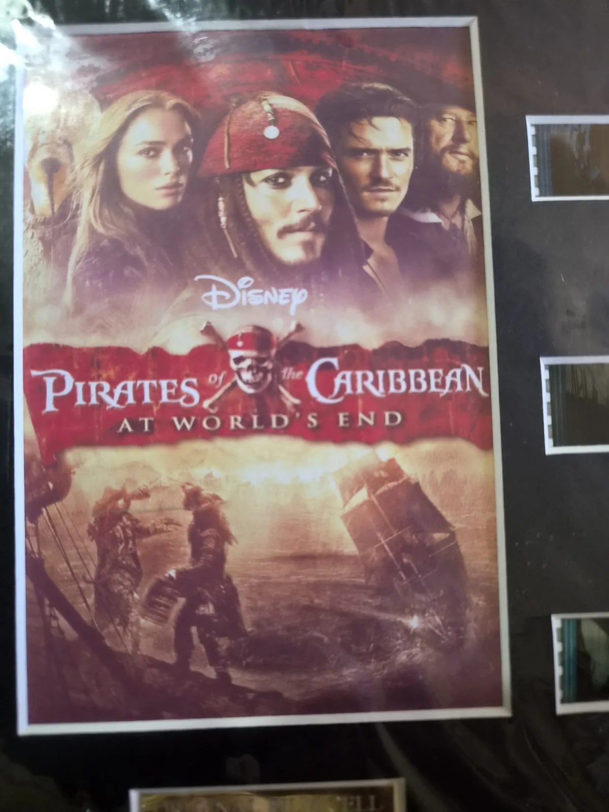 Pirates of the Caribbean At World's End Original Film Cell Display 3 of 100 COA, изображение 3