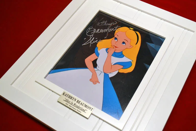 ALICE IN WONDERLAND Signed Autograph, Barbie DOLL, 1st Edition BOOK 7 Plates DVD, изображение 4