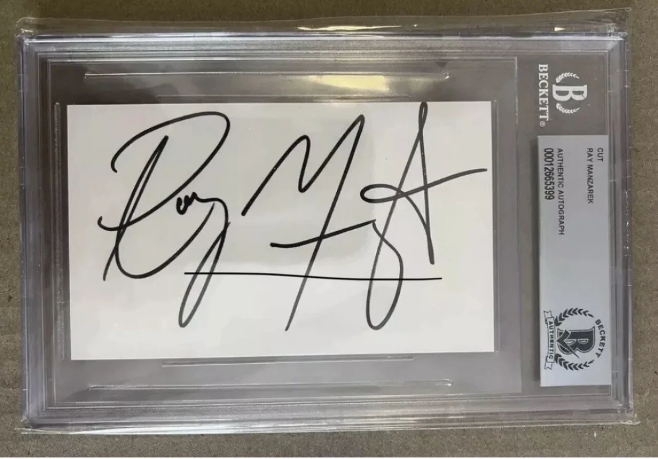 The Doors All 4 Signed BAS & JSA COA's Jim Morrison RARE Autograph Collection, image 2