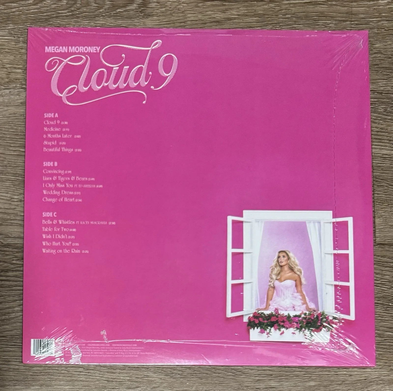 Megan Moroney Cloud 9 Signed Autographed Pink Vinyl LP *Ships Fast*, image 2