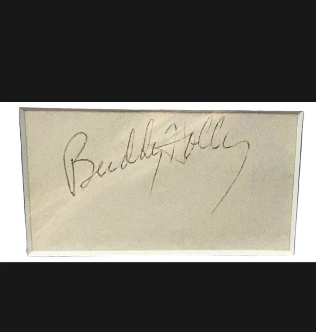 Buddy Holly Signed Framed Photo, image 2