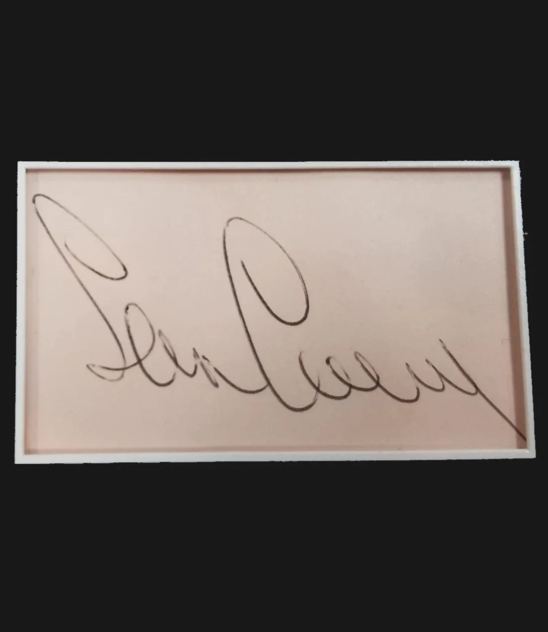 Sean Connery Cut Signature Card - COA by JSA, image 2