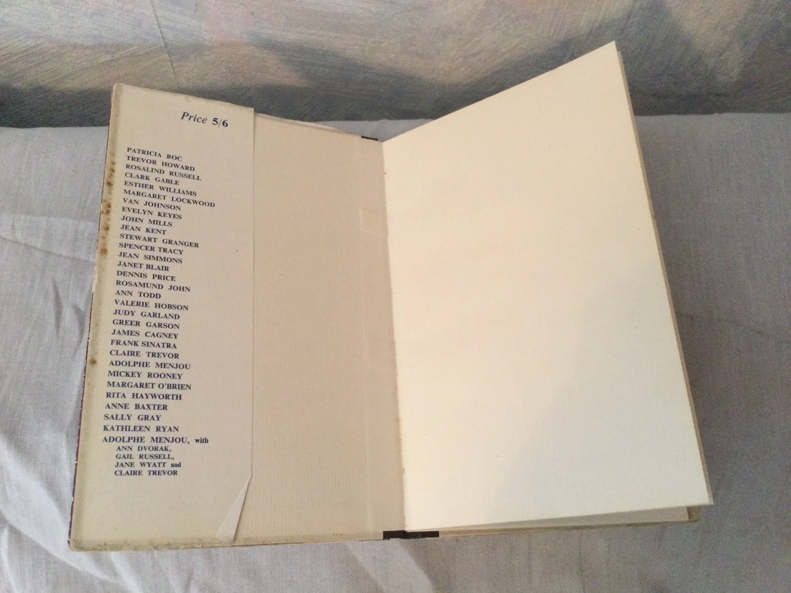 Film Portraits Book Autographed. 36 Stars, image 2