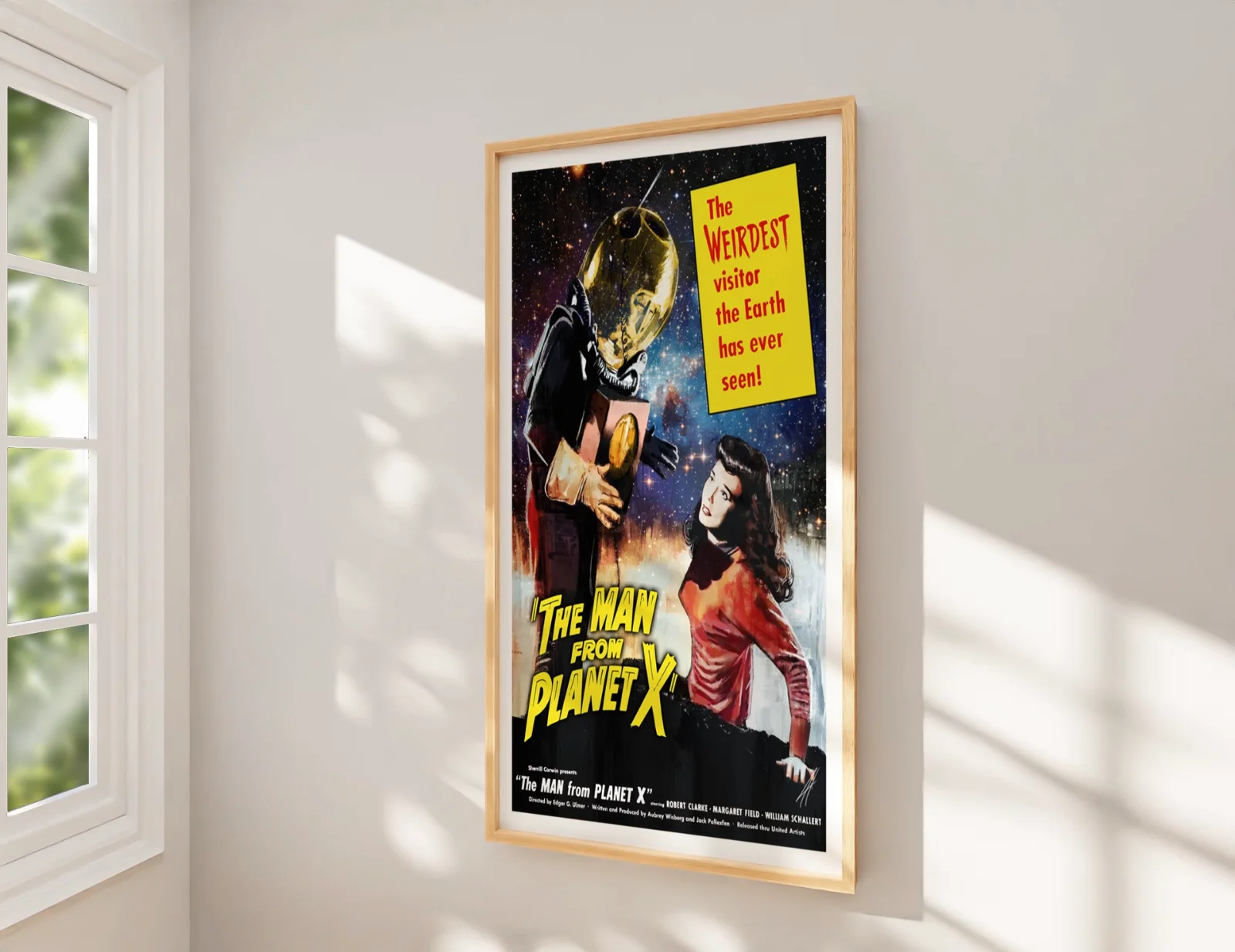 The Man From Planet X - 1951 Sci-Fi Horror Restored 27.2" x 41" US One Sheet, изображение 2